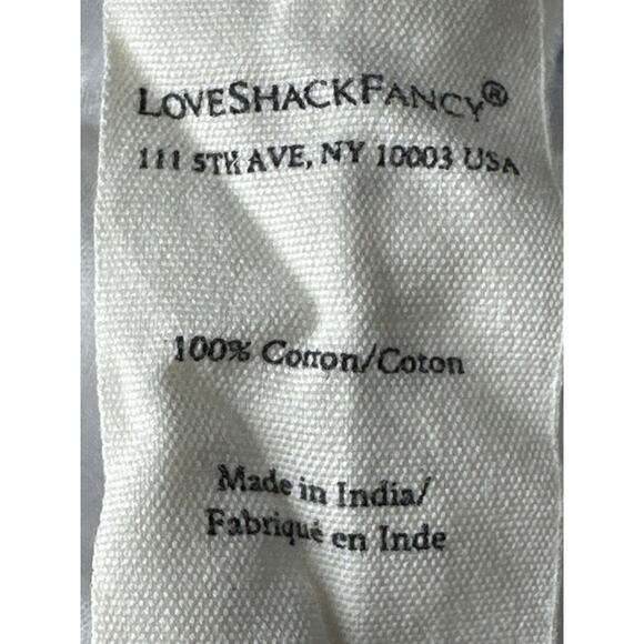 LoveShackFancy Lilah Dress Floral Halter Tie Maxi Victorian Blue White XS / S - Picture 10 of 12